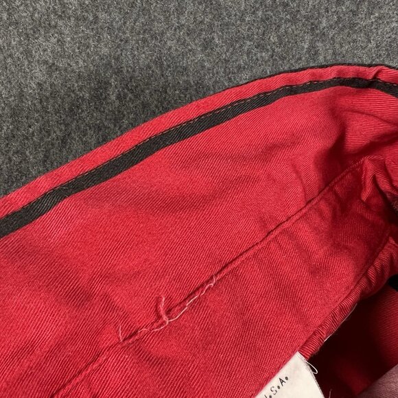 Roper Border Western VTG 90s Shirt Red & Black Aztec Striped Mens XL USA - Picture 15 of 16